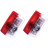 Liuer 2PCS Puerta de Coche Led Bienvenido Proyector Láser Logo Luz Fantasma Sombra Luz Lámpara Logos Iluminación para…
